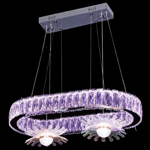 Đèn treo pha lê Slister 580*300mm - LED 135W - 3 CĐ