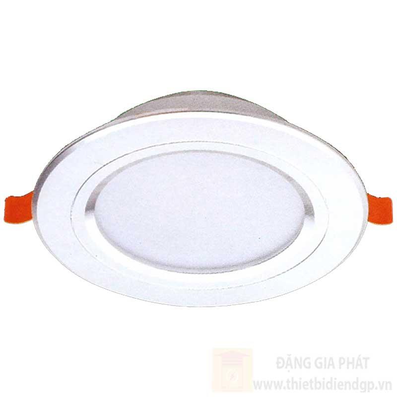 Đèn led downlight hợp kim nhôm cao cấp Ø120*H40-7W, 3 chế độ ánh sáng, khoét lỗ Ø90