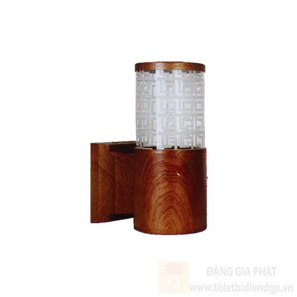 Đèn led vách hành lang Hufa - IP54 Ø90*W110*H230, E27*1, vỏ màu Gỗ