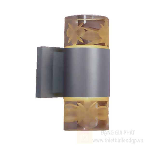 Đèn led vách hành lang Hufa - IP54 Ø90*W150*H200-12W, 3 chế độ ánh sáng, vỏ màu Xám