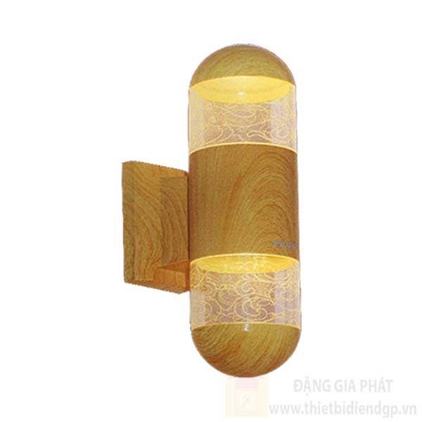 Đèn led vách hành lang Hufa - IP54 Ø90*W150*H200, 12W, 3 chế độ ánh sáng, vỏ màu Gỗ