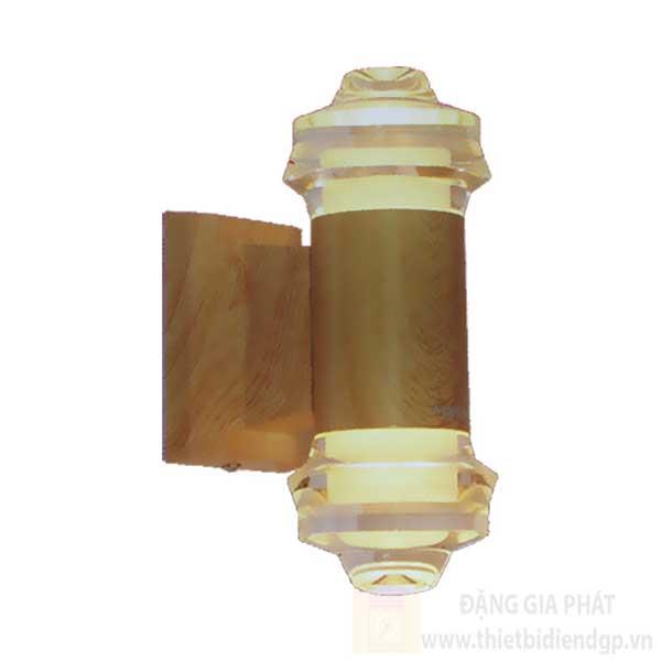 Đèn led vách hành lang Hufa - IP54 Ø85*W150*H200-12W, 3 chế độ ánh sáng, vỏ màu Gỗ
