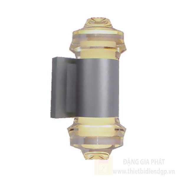 Đèn led vách hành lang Hufa - IP54 Ø85*W150*H200-12W, 3 chế độ ánh sáng, vỏ màu Xám