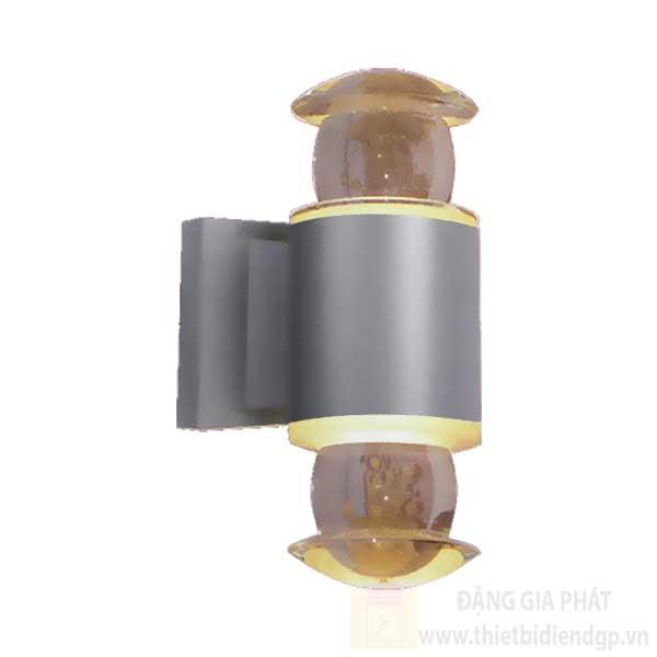 Đèn led vách hành lang Hufa - IP54 Ø85*W150*H200-12W, 3 chế độ ánh sáng, vỏ màu Xám