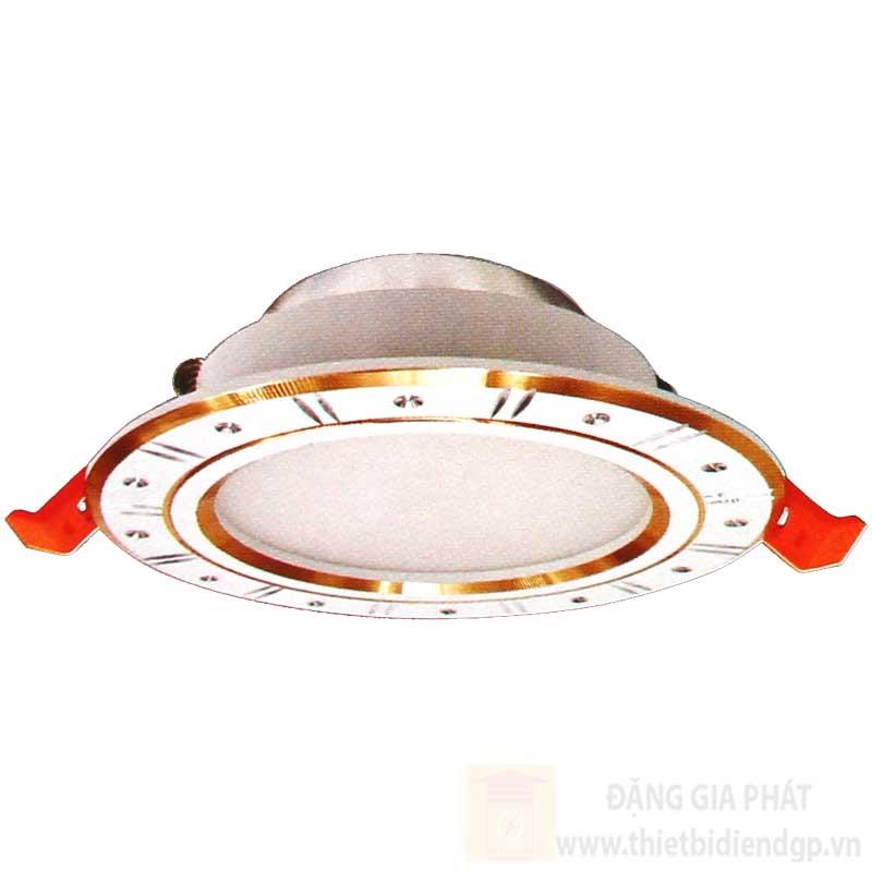 Đèn led downlight hợp kim nhôm cao cấp Ø120*H40-7W 3 chế độ ánh sáng, khoét lỗ Ø90