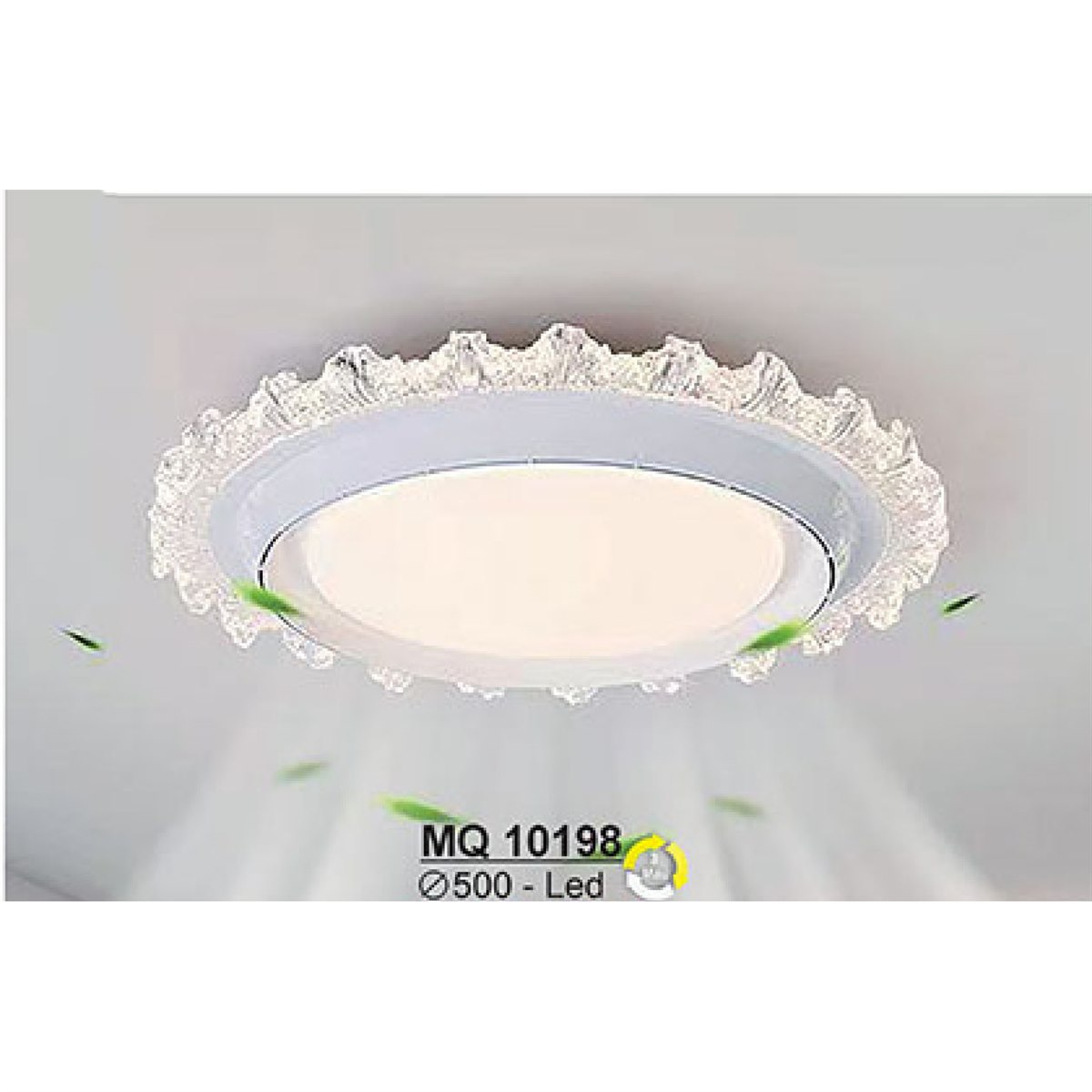 Đèn mâm + quạt không cánh Sano MQ 10198 Ø500