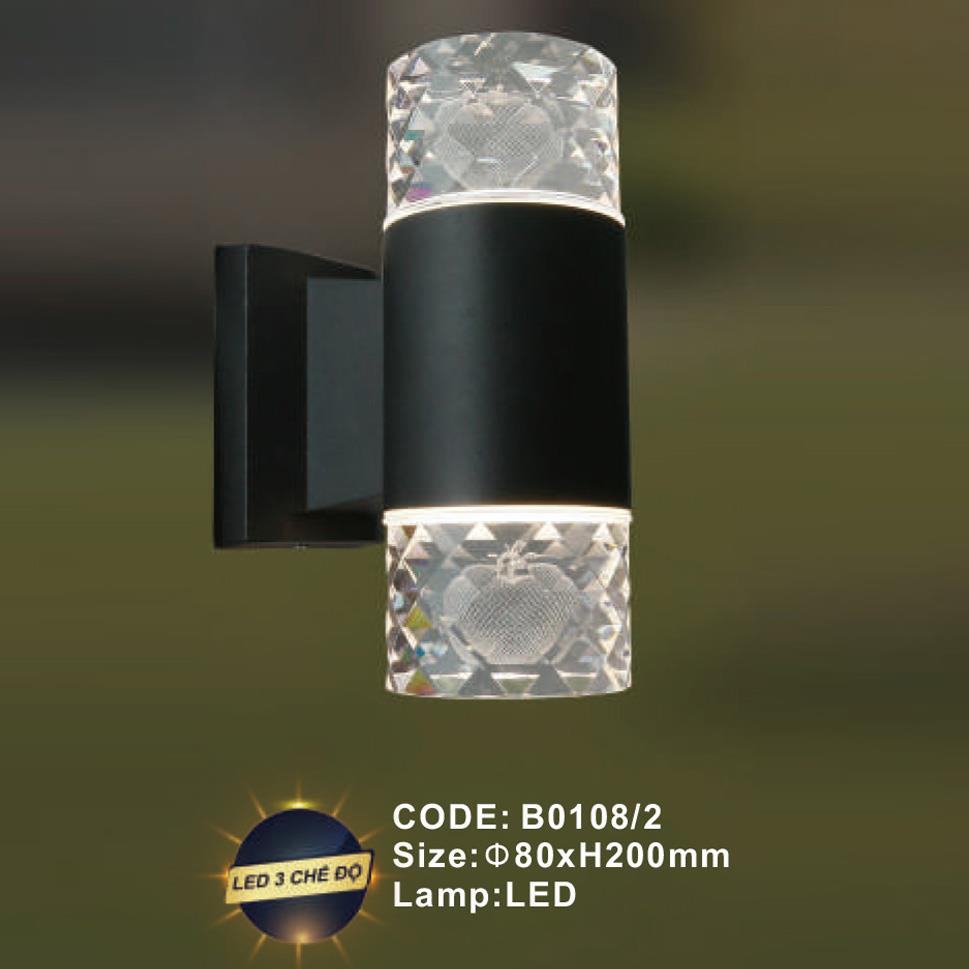 Đèn tường trong nhà Slister Ø80*H200mm LED 3 CĐ