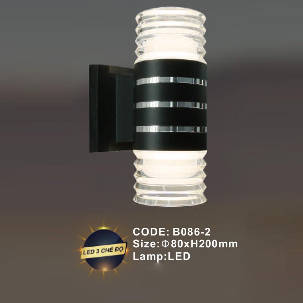 Đèn tường trong nhà Slister Ø80*H200mm LED 3 CĐ
