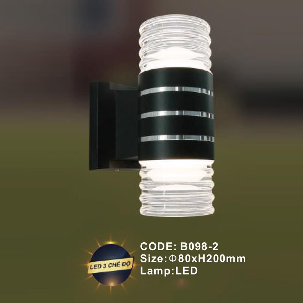 Đèn tường trong nhà Slister Ø80*H200mm LED 3 CĐ
