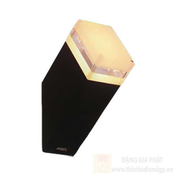 Đèn led vách hành lang Hufa - IP54 Ø90*W130*H240, 6W, 3 chế độ ánh sáng, vỏ màu Đen