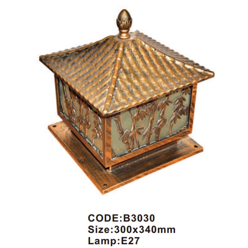 Đèn trụ cổng Slister 300*340mm - E27