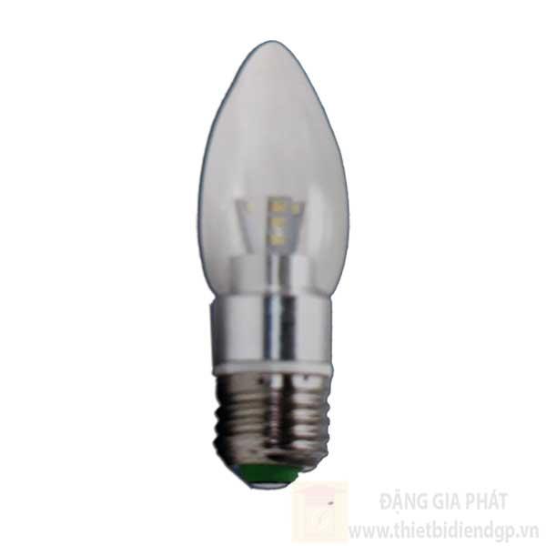 Bóng ớt led 3W, E27, ánh sáng trắng