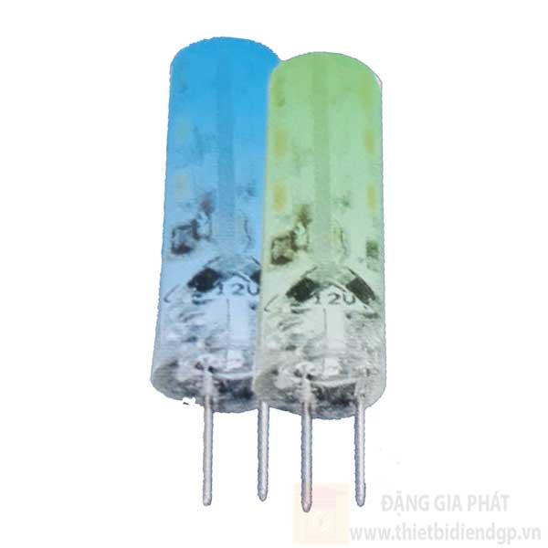 Bóng MR16 Sano 3W, ánh sáng xanh dương & lá, loại 1