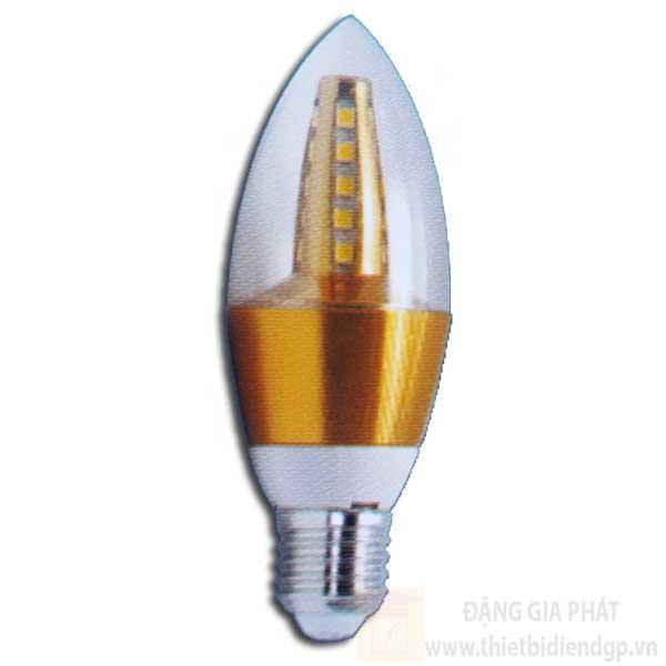Bóng ớt SanoLed 5W, E27, ánh sáng trắng & vàng