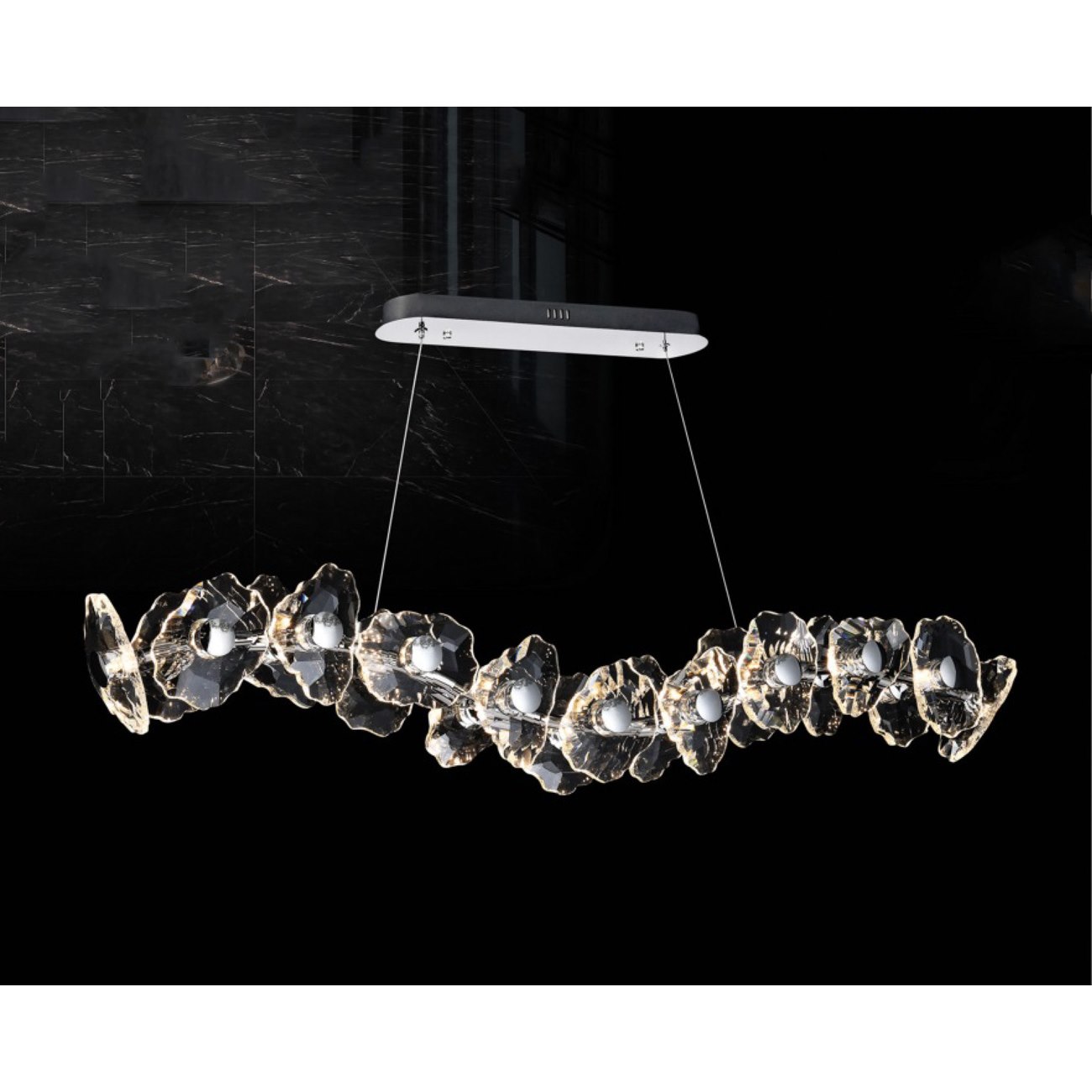 Đèn thả pha lê HUFA FT 1662 L1200*W150*H170+500 100W