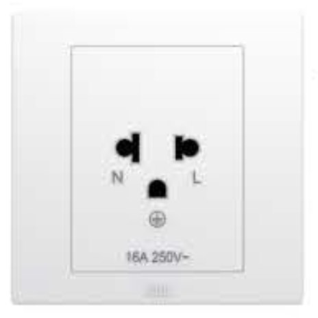Bộ ổ cắm đơn 3 chấu 16A - ABB
