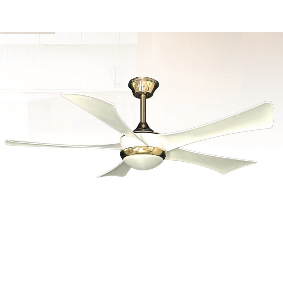 Quạt trần đèn 5 cánh 355 Decor QT75 Ø130cm