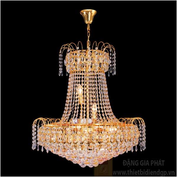 Đèn chùm pha lê Ø700*H1000, E14*18 LED SMD, 128 Hạt