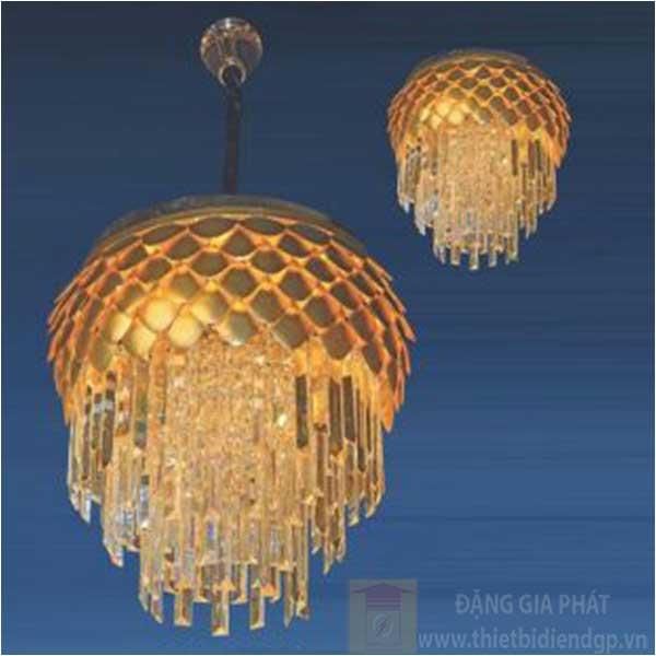 Đèn chùm pha lê Ø500*H470, LED, 3 chế độ ánh sáng