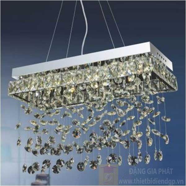 Đèn chùm pha lê L600*W280*H380, LED, 3 chế độ ánh sáng