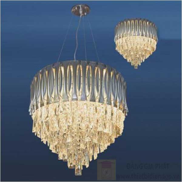 Đèn chùm pha lê Ø500*H470, LED, 3 chế độ ánh sáng