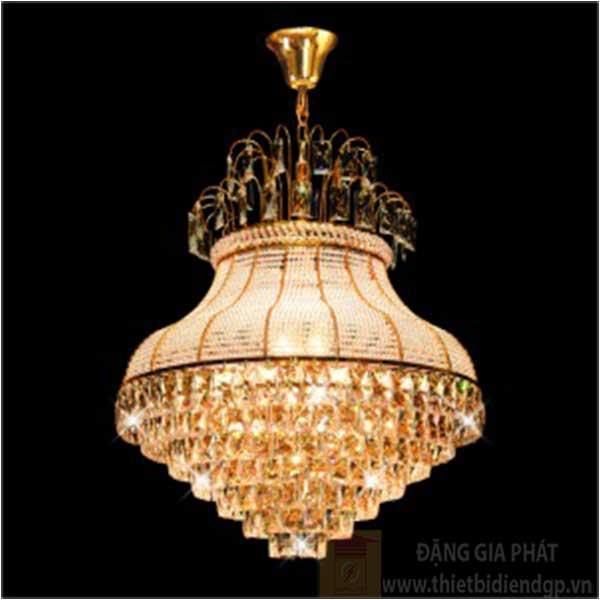 Đèn chùm pha lê Ø600*H660+300, E14*12 LED, 259 Hạt