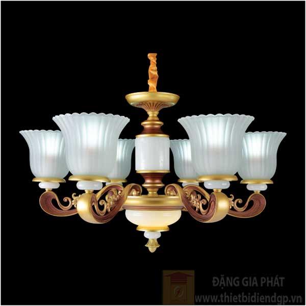 Đèn chùm nến Ø660*H430+400, E27*6-LED 6W