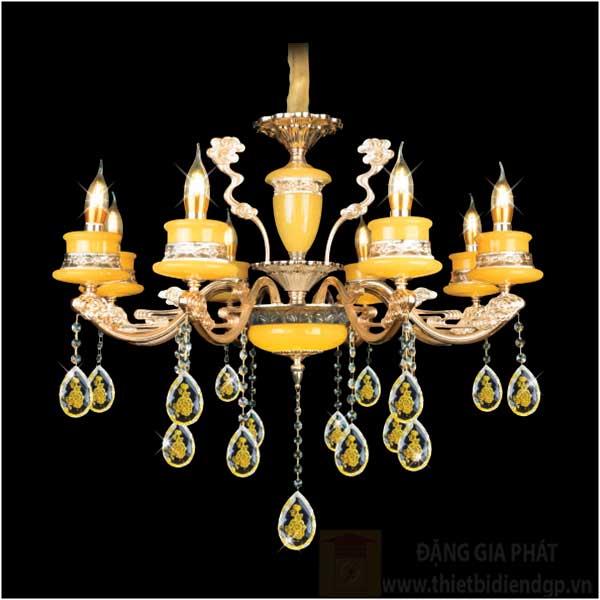 Đèn chùm nến Ø600*H630+400, E14*8-LED