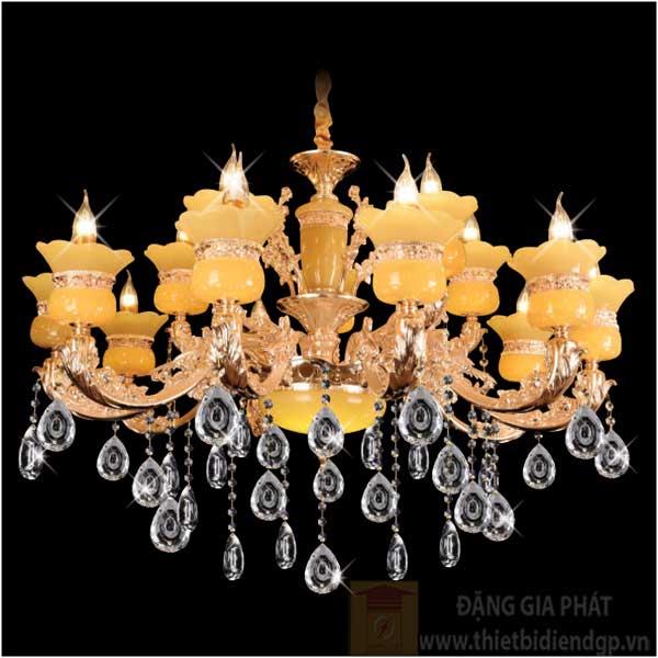 Đèn chùm nến Ø1000*H700+400, E14*15-LED