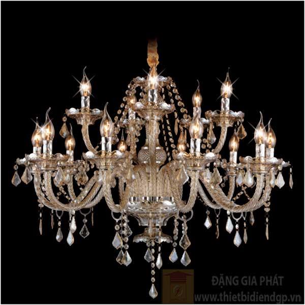 Đèn chùm nến Ø850*H700+400, E14*15