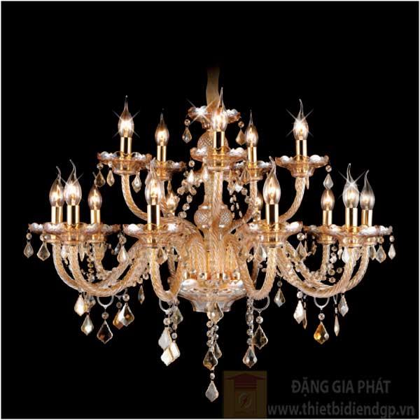 Đèn chùm nến Ø850*H700+400, E14*15