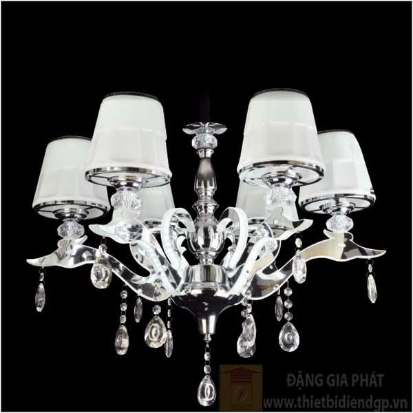 Đèn chùm Ý Ø600*H500+400, E14*6-LED 50W-6000K