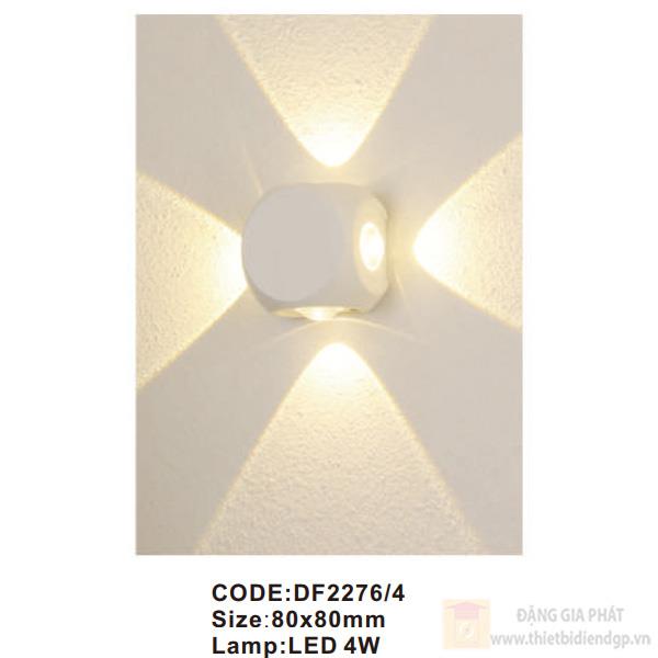 Đèn tường trong nhà Slister 80*80mm LED 4W
