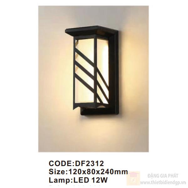 Đèn tường trong nhà Slister 120*80*240mm LED 12W