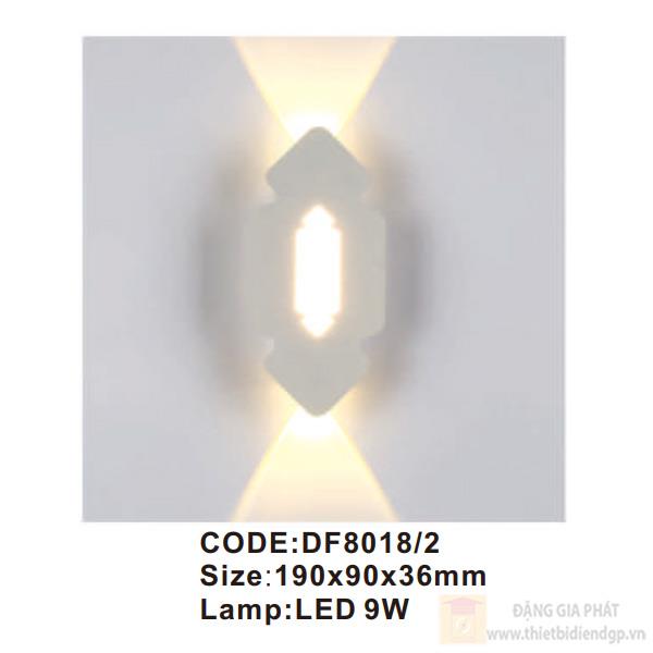 Đèn tường trong nhà Slister 190*90*36mm LED 9W