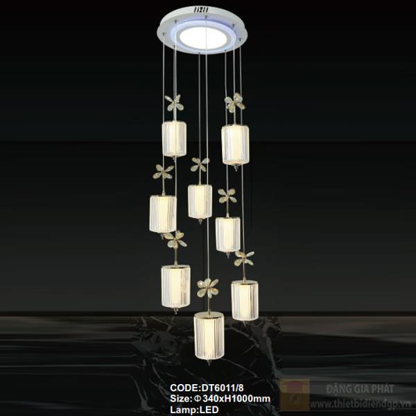 Đèn treo trần trang trí Slister Ø340*H1000mm - LED