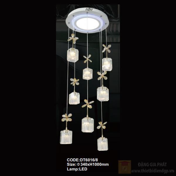 Đèn treo trần trang trí Slister Ø340*H1000mm - LED