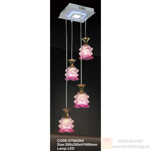 Đèn treo trần trang trí Slister 200*200*H1000mm - LED