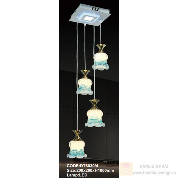 Đèn treo trần trang trí Slister 200*200*H1000mm - LED