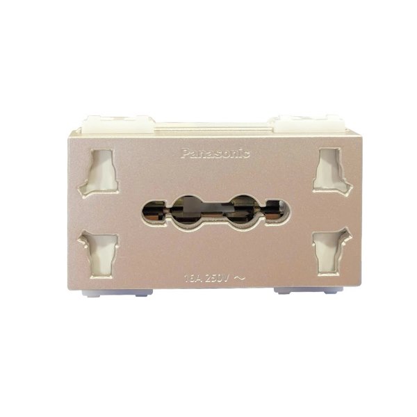 Ổ cắm đôi đa năng Panasonic WEV157207MYZ bắt vít 250VAC 16A