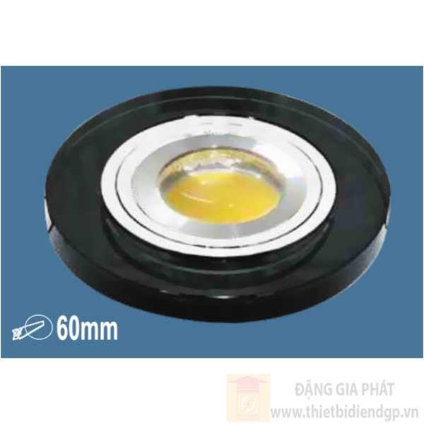 Đèn Panel âm trần led 5W, Ø90, khoét lỗ Ø60mm, ánh sáng trắng & vàng