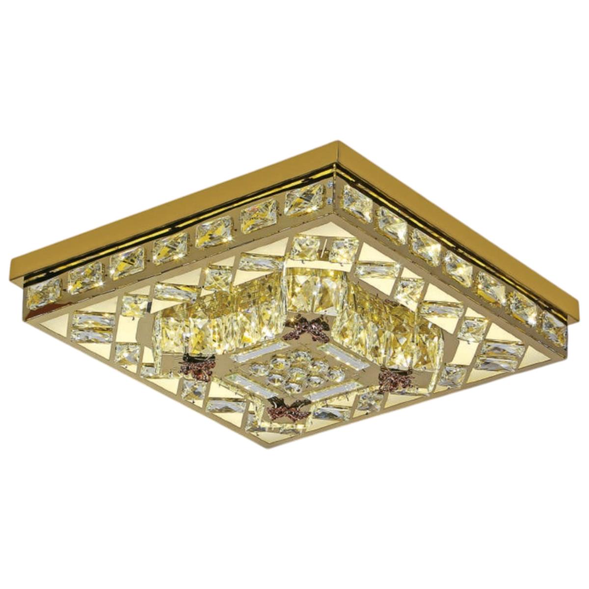 Đèn mâm pha lê Slister 500*500mm - LED 128W - 3 CĐ