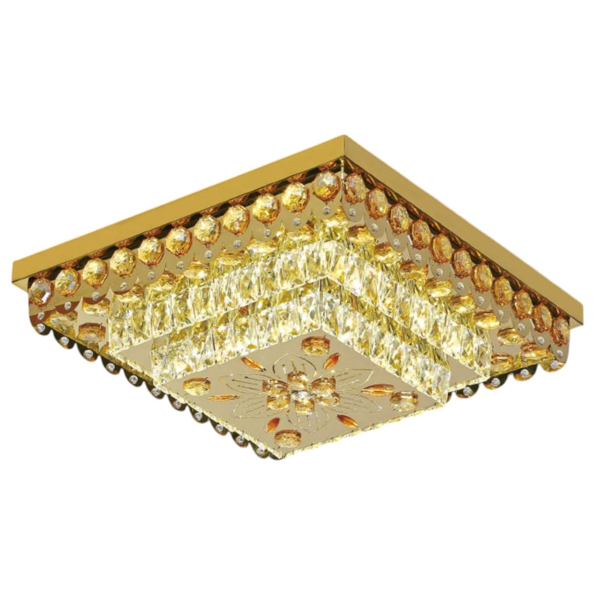 Đèn mâm pha lê Slister 500*500mm - LED 128W - 3 CĐ