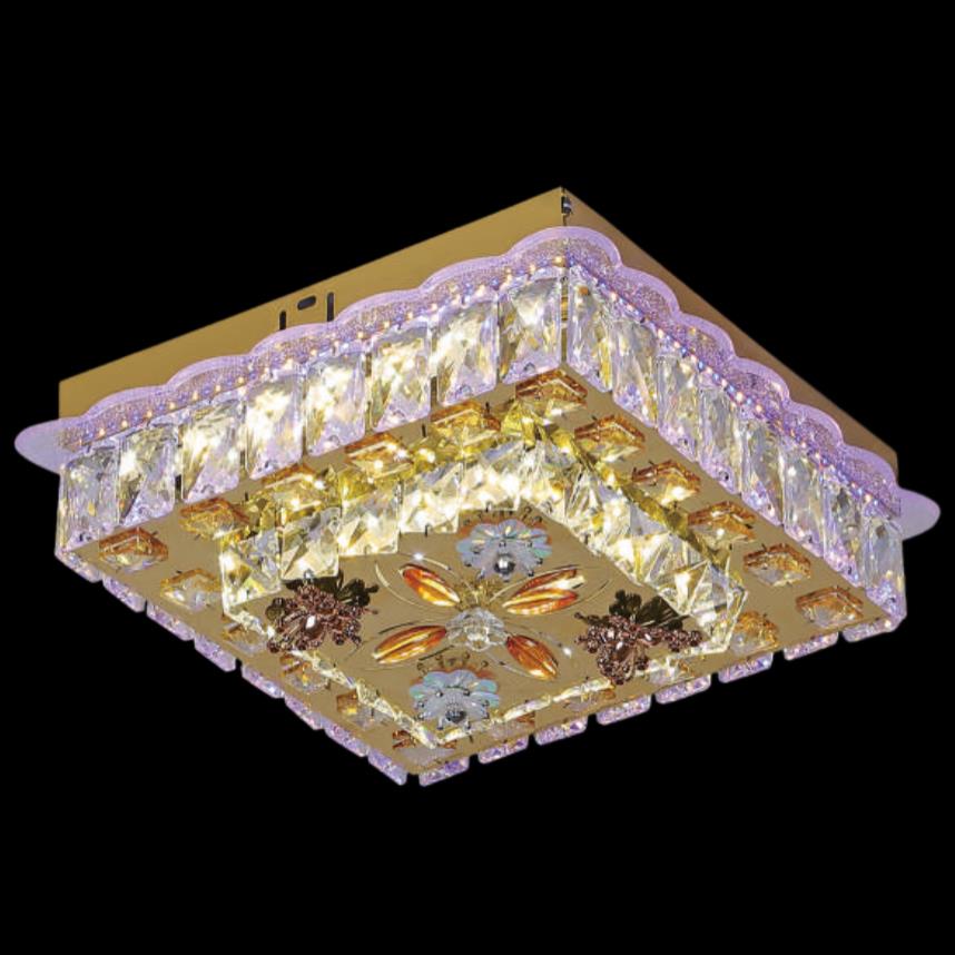 Đèn mâm pha lê Slister 300*300mm - LED 95W - 3 CĐ