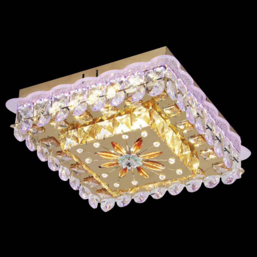 Đèn mâm pha lê Slister 300*300mm - LED 95W - 3 CĐ