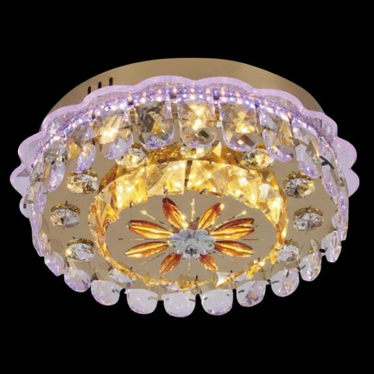 Đèn mâm pha lê Slister Ø300mm - LED 73W - 3 CĐ