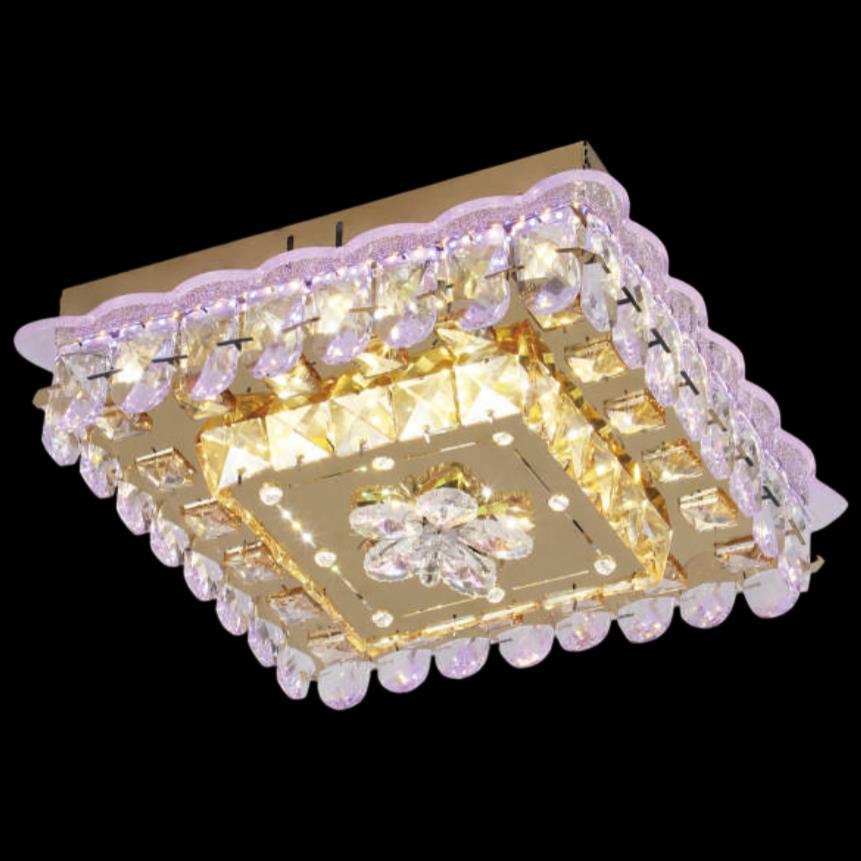 Đèn mâm pha lê Slister 300*300mm - LED 95W - 3 CĐ