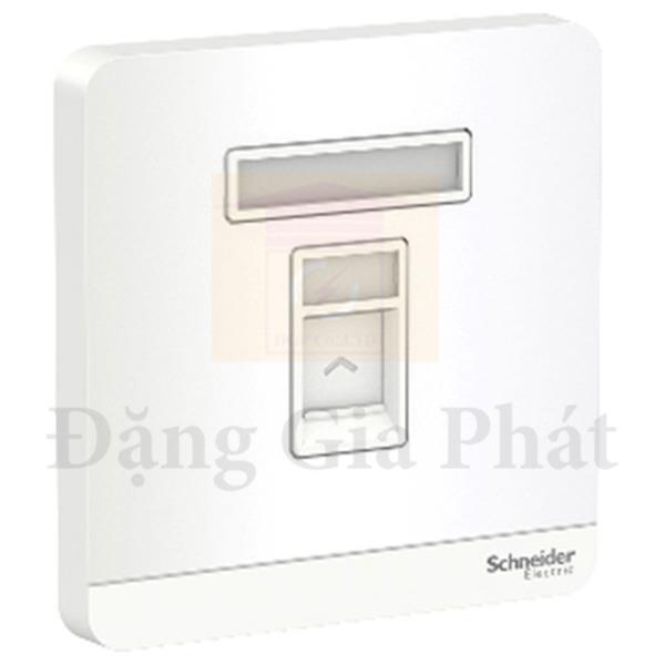 Bộ ổ cắm mạng cat5e đơn màu trắng