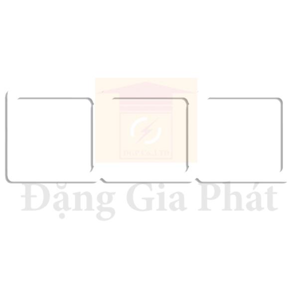 Khung đỡ 3 lô màu trắng