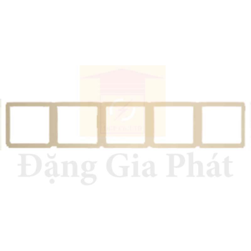 Khung đỡ 5 lỗ màu vàng ánh kim